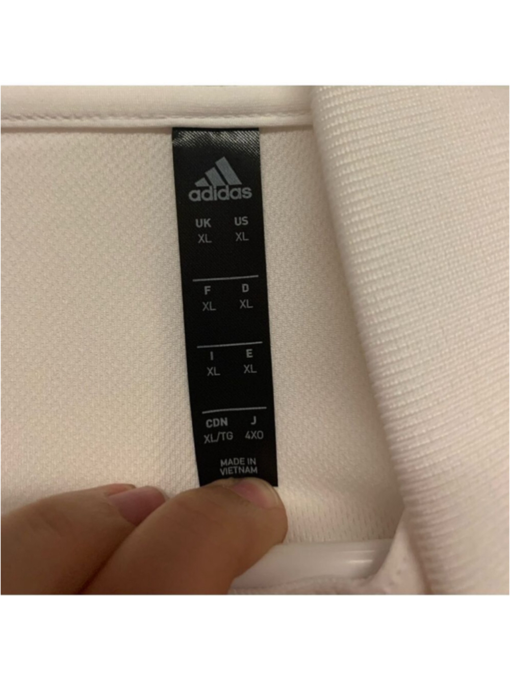 Adidas golf white polo short sleeve athletic sporty breathable mens size XL NEW - Picture 6 of 15